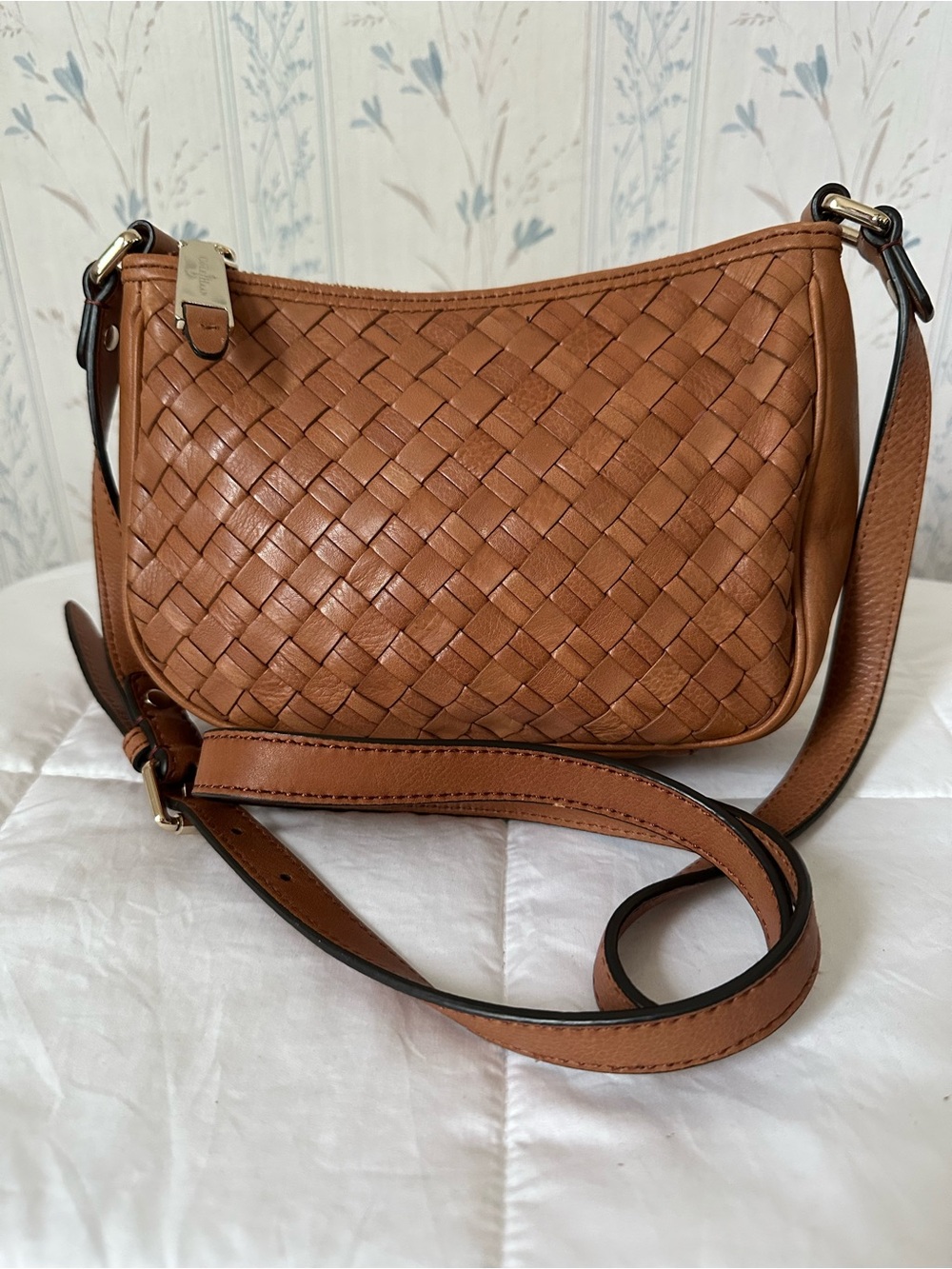 Cole Haan Woven Leather Crossbody